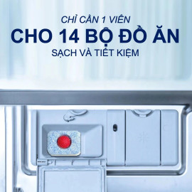 Hộp 100 viên rửa chén bát Finish Power Essential All in 1 hương chanh