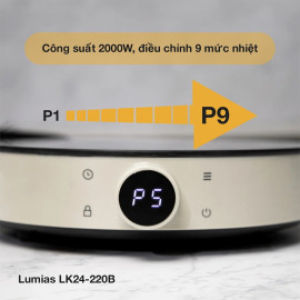 Bếp từ đơn Lumias LK24-220B công suất 200W chuẩn Hàn Quốc