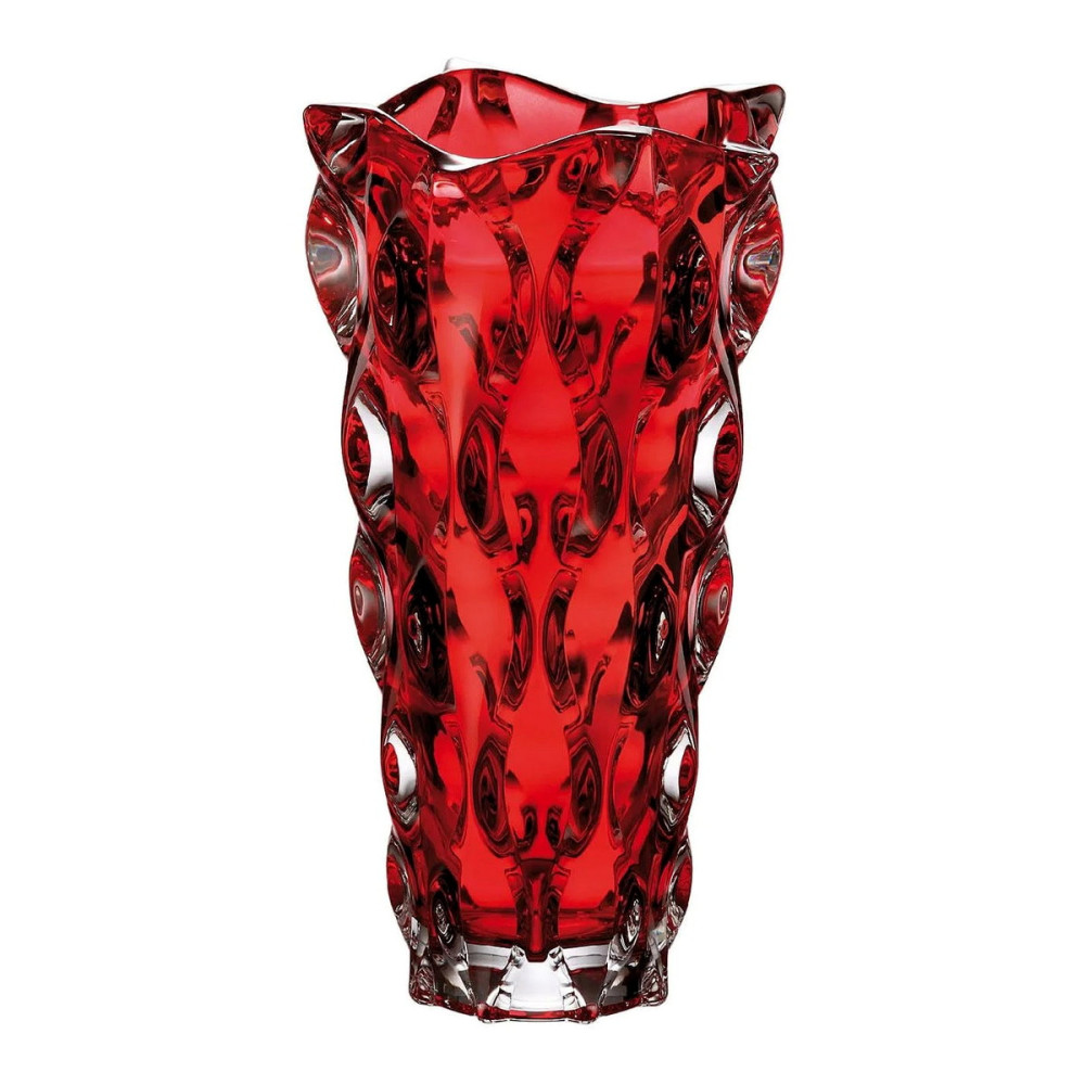 Bình hoa thủy tinh dáng sóng Ombre Seka SKT28LR size 28x16cm