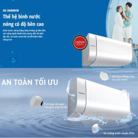 Bình nóng lạnh Panasonic 30L DH-30HBM công xuất 2500W, sản xuất Malaysia