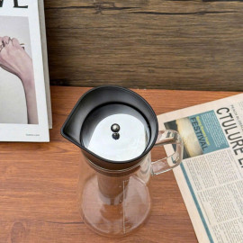 Bình thuỷ tinh kèm lõi lọc pha trà, cà phê 1500ml Momiji xuất Nhật