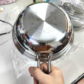 Bộ nồi xửng Inox 304 đúc liền Baby Fivestar Plus FPB3005 kèm Chảo 16cm