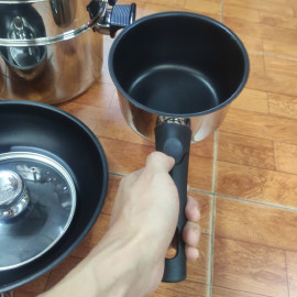 Bộ nồi xửng, quánh Inox 304 Fivestar FS08CGSW tặng Chảo chống dính 26cm