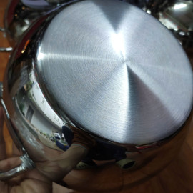 Bộ 3 nồi Inox 304 đúc liền 3 lớp hình táo Fivestar Plus FPB3006 size 18/20/24cm