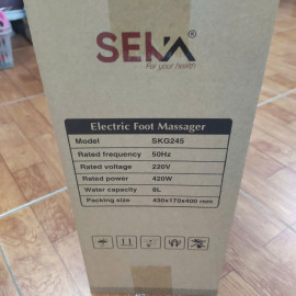 Bồn ngâm chân massage tự động SEKA SKG245 gấp gọn, có khiển từ xa