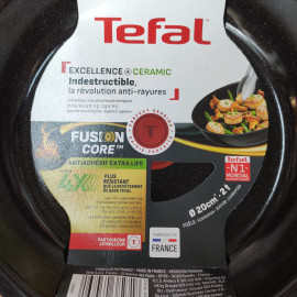 Chảo chống dính vân đá Excellence+ Ceramic Tefal Fusion Core 20cm G2150202 - Made in France