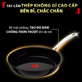Chảo chiên chống dính 28cm Tefal Excellence+ Ceramic Fusion Core G2150623 - Made in France