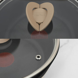 Chảo chống dính 24cm Tefal One Pick Pot Pan G1668795 đáy từ có nắp