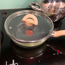 Chảo chống dính 24cm Tefal One Pick Pot Pan G1668795 đáy từ có nắp