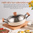 Chảo gang 2 tay cầm chống dính tự nhiên Nitrigan La gourmet 32cm tặng vung Inox