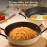 Chảo gang tráng men chống dính tự nhiên Nitrigan La gourmet 24cm kèm vung Inox