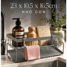 Giá để đồ đa năng Thép Carbon TEWA đặt bồn rửa bát 80082 chuẩn Nhật