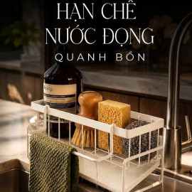 Giá để đồ đa năng Thép Carbon TEWA đặt bồn rửa bát 80082 chuẩn Nhật