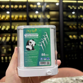 Hộp 88 chiếc tăm chỉ nha khoa để bàn tự động MyLan