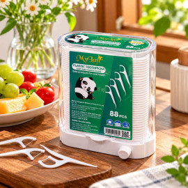 Hộp 88 chiếc tăm chỉ nha khoa để bàn tự động MyLan