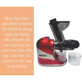 Máy ép rau má Lorente LT-2099 công suất 450W chính hãng Pháp