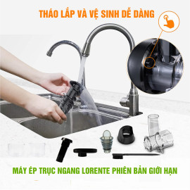 Máy ép rau má Lorente LT-2099 công suất 450W chính hãng Pháp