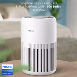 Máy lọc không khí Philips AC0950/10 diện tích 65m2, công nghệ AI, điều khiển APP