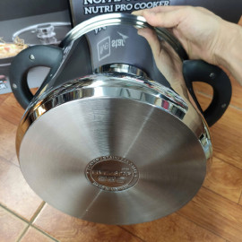 Nồi áp suất Inox 304 Fivestar Plus NutriPro Cooker 7L tặng vung kính 22cm