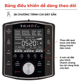 Nồi áp suất điện đa năng Instant Pot Pro™ 10-in-1 dung tích 5.7L