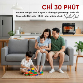 Nồi chiên không dầu hấp hơi nước 20L Kalite Fusion Pro 4in1 - Chiên Hấp Nướng Rã Đông