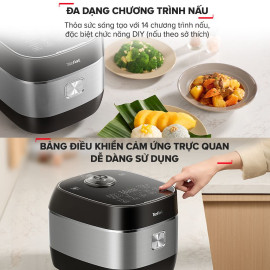 Nồi cơm điện cao tần 1.8L Tefal Rice Master 3D Max RK819868