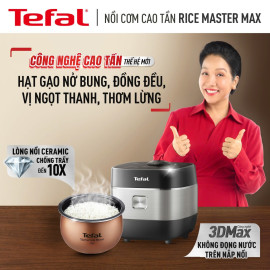 Nồi cơm điện cao tần 1.8L Tefal Rice Master 3D Max RK819868