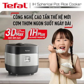 Nồi cơm điện cao tần 1.8L Tefal Rice Master 3D Max RK819868