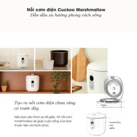 Nồi cơm điện tử mini 0.36L Cuckoo CR-0255MW bản nội địa Hàn Quốc