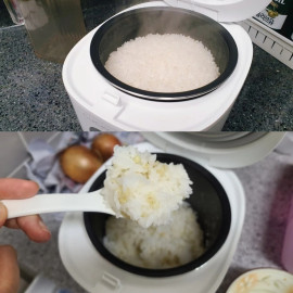 Nồi cơm điện tử mini 0.36L Cuckoo CR-0255MW bản nội địa Hàn Quốc