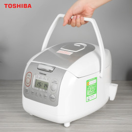 Nồi cơm điện tử Toshiba RC-10NMFVN(WT) dung tích 1 lít - Made in Thailand