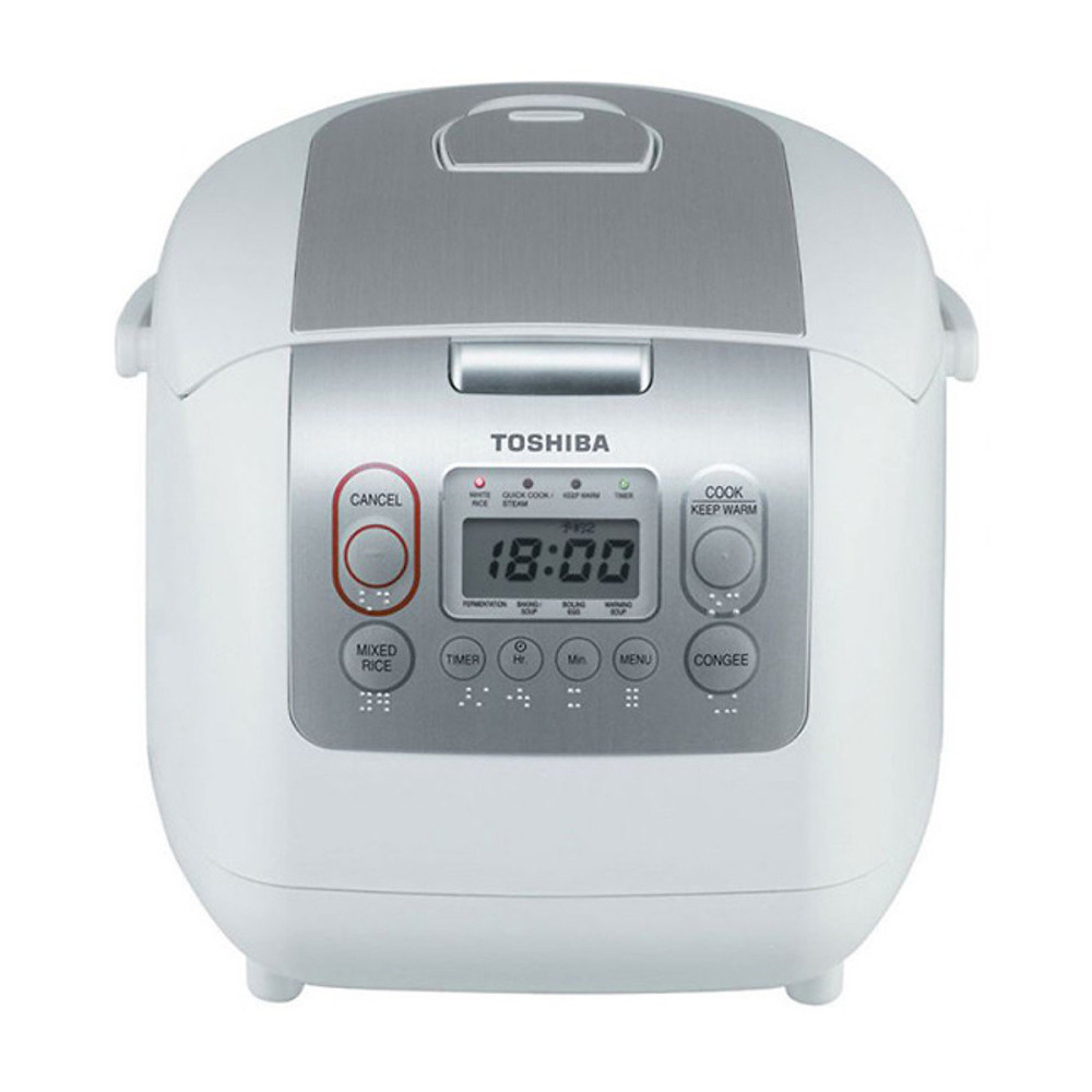 Nồi cơm điện tử Toshiba RC-10NMFVN(WT) dung tích 1 lít - Made in Thailand