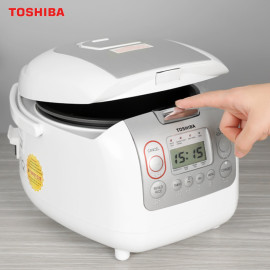 Nồi cơm điện tử Toshiba RC-10NMFVN(WT) dung tích 1 lít - Made in Thailand