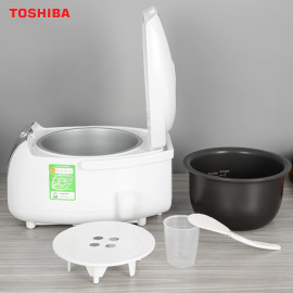 Nồi cơm điện tử Toshiba RC-10NMFVN(WT) dung tích 1 lít - Made in Thailand