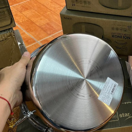 Nồi Inox 304 đúc liền khối Fivestar Plus 18cm FPN18002 vung kính