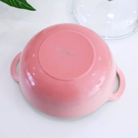 Nồi gang phủ gốm đúc liền Seka SKG420 size 20cm đáy từ