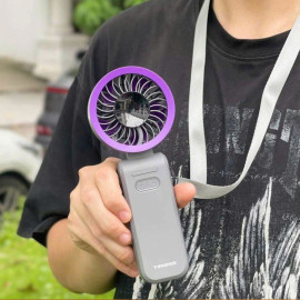 Quạt tích điện cầm tay USB Tiross TS3422, Pin 3600mAh chính hãng
