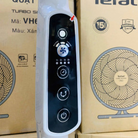 Quạt cây 6 cánh Tefal Turbo Silence Plus 80W VH689690 kèm khiển từ xa