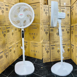 Quạt cây 6 cánh Tefal Turbo Silence Plus 80W VH689690 kèm khiển từ xa