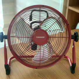 Quạt tích điện Tiross TS9178 cánh 12 inch, sạc nhanh, dùng tới 20 giờ