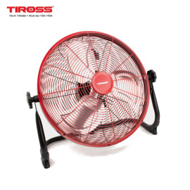 Quạt tích điện Tiross TS9178 cánh 12 inch, sạc nhanh, dùng tới 20 giờ