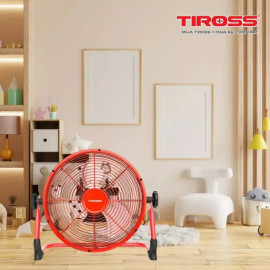 Quạt tích điện Tiross TS9178 cánh 12 inch, sạc nhanh, dùng tới 20 giờ