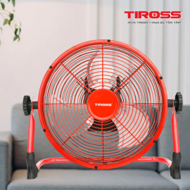 Quạt tích điện Tiross TS9178 cánh 12 inch, sạc nhanh, dùng tới 20 giờ