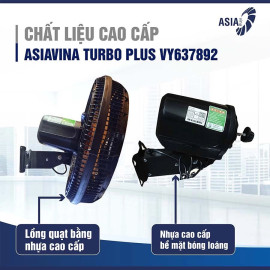 Quạt treo tường ASIA Vina Turbo Plus 90W VY637892 cánh 40cm