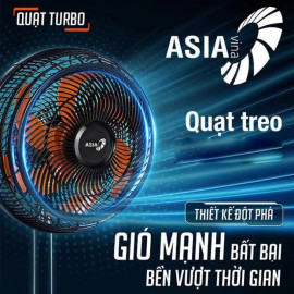 Quạt treo tường ASIA Vina Turbo Plus 90W VY637892 cánh 40cm