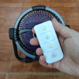Quạt tích điện tuần hoàn không khí Tiross TS2285 pin 20000mAh kèm khiển từ xa