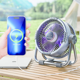 Quạt tích điện tuần hoàn không khí Tiross TS2285 pin 20000mAh kèm khiển từ xa