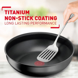 Bộ 2 chảo chống dính Titanium 24/26cm Tefal Ingenio Daily Chef L7619022 cán rời