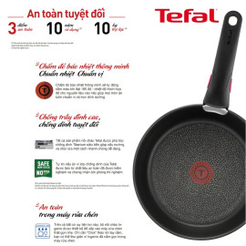 Bộ 2 chảo chống dính Titanium 24/26cm Tefal Ingenio Daily Chef L7619022 cán rời