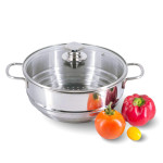 Xửng hấp Inox đa năng KingCook 3 tầng 20-22-24cm kèm vung kính